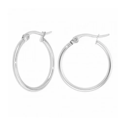 Boucles d'oreilles Angèle M - B2262-ARGENT Acier Argent