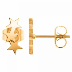 Boucles d'oreilles Angèle M - B2323-DORE Acier Doré