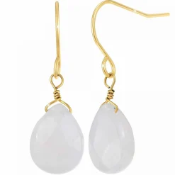 Boucles d'oreilles Angèle M B2499-ROSE - Acier Doré