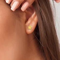Boucles d'oreilles Angèle M B2320-DORE - Acier Doré