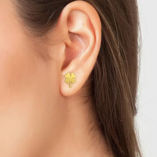 Boucles d'oreilles Angèle M B2327-DORE - Acier Doré
