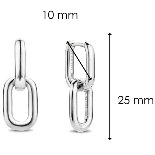 Boucles d'oreilles Anneaux femme Ti Sento Bijoux - Wonders of past and future