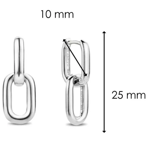 Boucles d'oreilles Anneaux femme Ti Sento Bijoux - Wonders of past and future