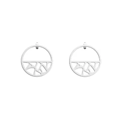 Boucles d'oreilles Argent BRI Girafe 30 mm