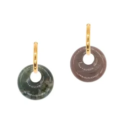 Boucles d'oreilles Blima en pierres Agate Indienne