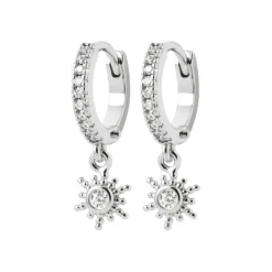 Boucles d'oreilles créoles argent fantaisie 10mm Maison de la Bijouterie Z63V0Z0