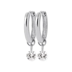 Boucles d'oreilles créoles argent fantaisie 12mm Maison de la Bijouterie Z636UZ0