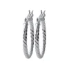 Boucles d'oreilles créoles argent 20mm Maison de la Bijouterie Z6ZZ3Y0