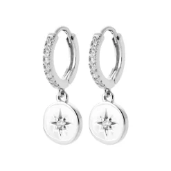 Boucles d'oreilles créoles argent fantaisie 12mm Maison de la Bijouterie Z6435Z0