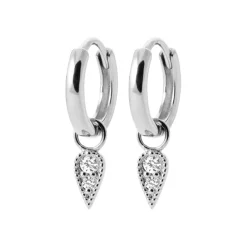 Boucles d'oreilles créoles argent fantaisie 10mm Maison de la Bijouterie Z6430Z0