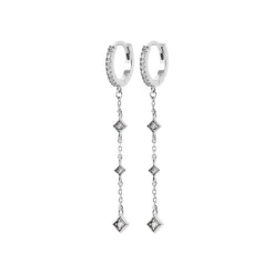 Boucles d'oreilles créoles argent fantaisie 10mm Maison de la Bijouterie Z64Z3Z0