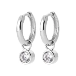 Boucles d'oreilles créoles argent fantaisie 12mm Maison de la Bijouterie Z640ZZ0