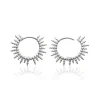 Boucles d'oreilles créoles soleil Argent Maison de la Bijouterie W6YZ500