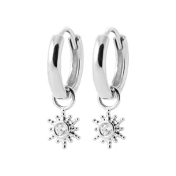 Boucles d'oreilles créoles argent fantaisie 12mm Maison de la Bijouterie Z643ZZ0