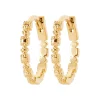 Boucles d'oreilles créoles plaqué or fantaisie 16mm Maison de la Bijouterie Y654300