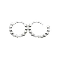 Boucles d'oreilles créoles argent fantaisie 10mm Maison de la Bijouterie Z63V5Z0