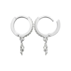 Boucles d'oreilles créoles argent fantaisie 10mm Maison de la Bijouterie Z63V0Z0