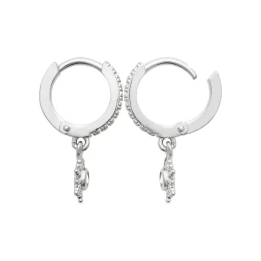 Boucles d'oreilles créoles argent fantaisie 10mm Maison de la Bijouterie Z63V0Z0