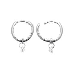Boucles d'oreilles créoles argent fantaisie 12mm Maison de la Bijouterie Z636UZ0