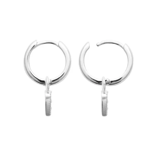 Boucles d'oreilles créoles argent fantaisie 10mm Maison de la Bijouterie Z6430Z0