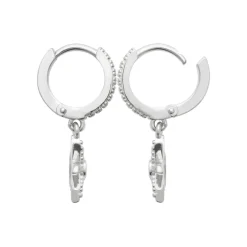 Boucles d'oreilles créoles argent fantaisie 10mm Maison de la Bijouterie Z63VYZ0
