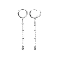 Boucles d'oreilles créoles argent fantaisie 10mm Maison de la Bijouterie Z64Z4Z0