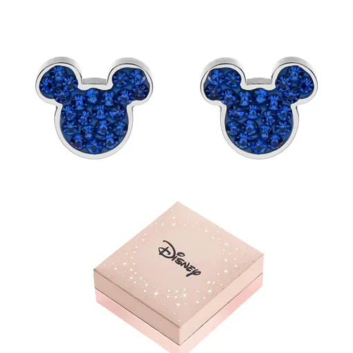 Boucles d'oreilles Disney - Mickey orné de Cristaux scintillants