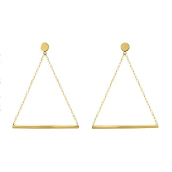 Boucles d'oreilles Diva Gioielli Ray 20103-006 - Argent Doré