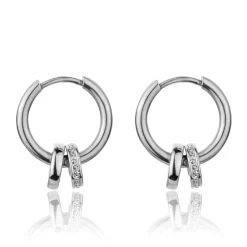 Boucles d'oreilles Emily Westwood EWE23123S - Acier Argenté