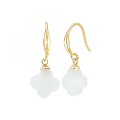 Boucles d'oreilles Femme Angèle M B2482-BLANC