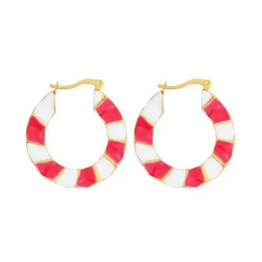 Boucles d'oreilles Femme Edforce 280-0035-E - Acier Doré