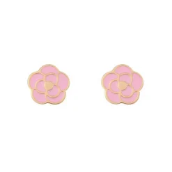 Boucles d'oreilles Femme Edforce 201-0122-E - Acier Doré