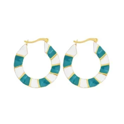 Boucles d'oreilles Femme Edforce 280-0036-E - Acier Doré