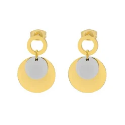 Boucles d'oreilles Femme Edforce 503-0007-E - Acier Doré