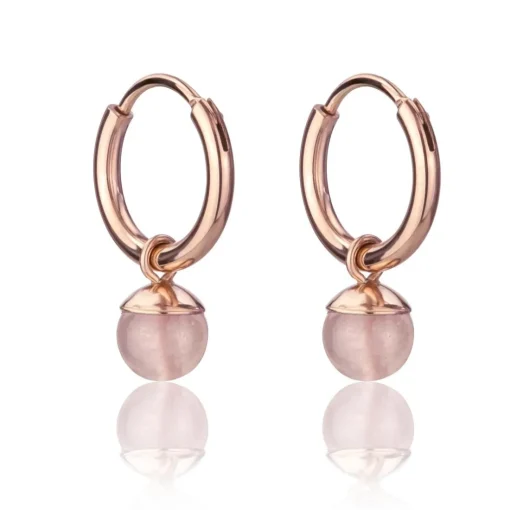 Boucles d’oreilles Femme Emily Westwood WE1202R - Acier Doré rose