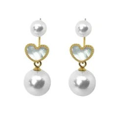 Boucles d'oreilles Femme Edforce 373-0009-E - Acier Doré