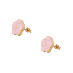 Boucles d'oreilles Femme Edforce 201-0122-E - Acier Doré