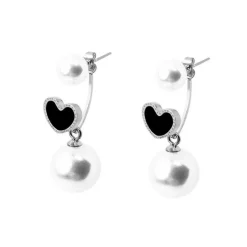 Boucles d'oreilles Femme Edforce 373-0010-E - Acier Argenté