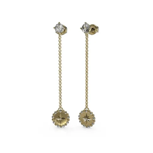 Boucles d'oreilles Femme Guess Bijoux - JUBE02207JWYG MONETE Acier Doré