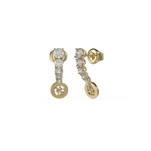 Boucles d'oreilles Femme Guess Bijoux - JUBE02152JWYG STUDS PARTY Acier Doré