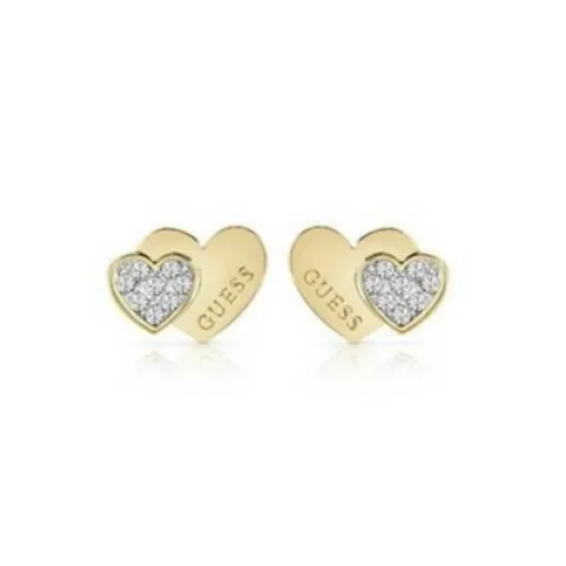 Boucles d'oreilles Femme Guess Bijoux - JUBE02174JWYG STUDS PARTY Acier Doré