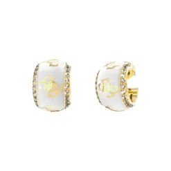 Boucles d'oreilles Femme Guess Bijoux - JUBE02280JWYGWH 4G LOOP Acier Doré