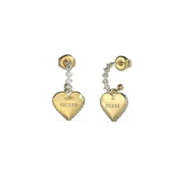 Boucles d'oreilles Femme Guess Bijoux - JUBE02234JWYG FALLING IN LOVE Acier Doré
