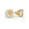 Boucles d'oreilles Femme Guess Bijoux - JUBE02170JWYG STUDS PARTY Acier Doré