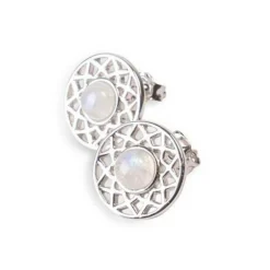 Boucles d'oreilles femme Kosma Paris Dentelle - Argenté Blanc BES25059-R