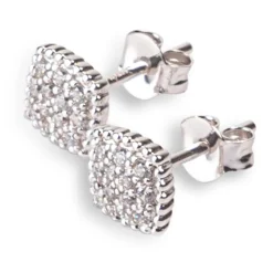 Boucles d'oreilles femme Kosma Paris Ella - Argenté Blanc BES25050-R