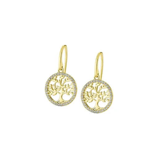 Boucles d'oreilles Femme Lotus Silver - LP1746-4-2 Argent doré