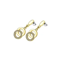 Boucles d'oreilles Femme Lotus Style LS1913-4-3 - Acier Doré