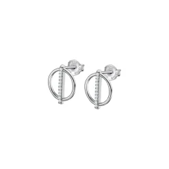 Boucles d'oreilles Femme Lotus Silver - LP3061-4-1 Argent