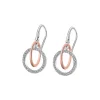 Boucles d'oreilles Femme Lotus Silver - LP1955-4-1 Argent Doré rose